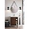 James Martin Vanities Alicante 24in Single Vanity, Mid-Century Acacia, Brushed Nickel w/ White Glossy Composite Stone Top E110V24MCABNKWG - alternate 5